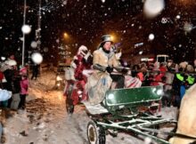 Caravana lui Moș Crăciun a străbătut și Valea Jiului