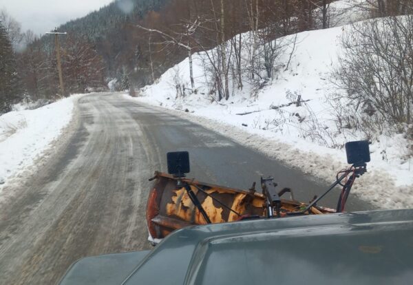 Intervenții pe drumurile județene hunedorene în ultimele 24 de ore