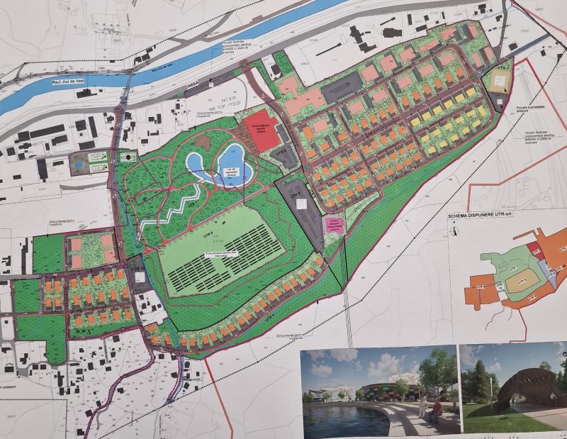 Primele parcele de teren din noul cartier turistic al Lupeniului sunt scoase la licitație