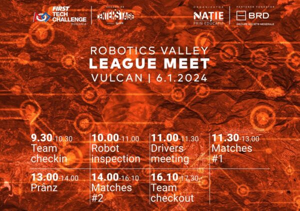 Prima competiție de robotică a anului 2024 are loc la Liceul ”Mihai Viteazu” din Vulcan