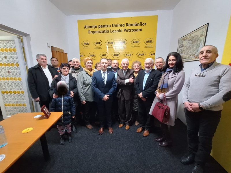 Periplu în Valea Jiului al lui Peter Costea, candidat AUR la alegerile europarlamentare