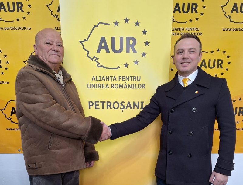 Țărăniștii de la PNȚCD Petroșani vor susține AUR la nivel local