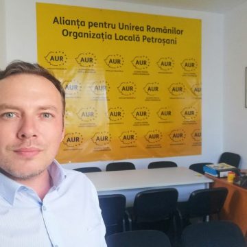 Cristian Cațan (AUR): ”Trebuie să stopăm declinul municipiului Petroșani!”