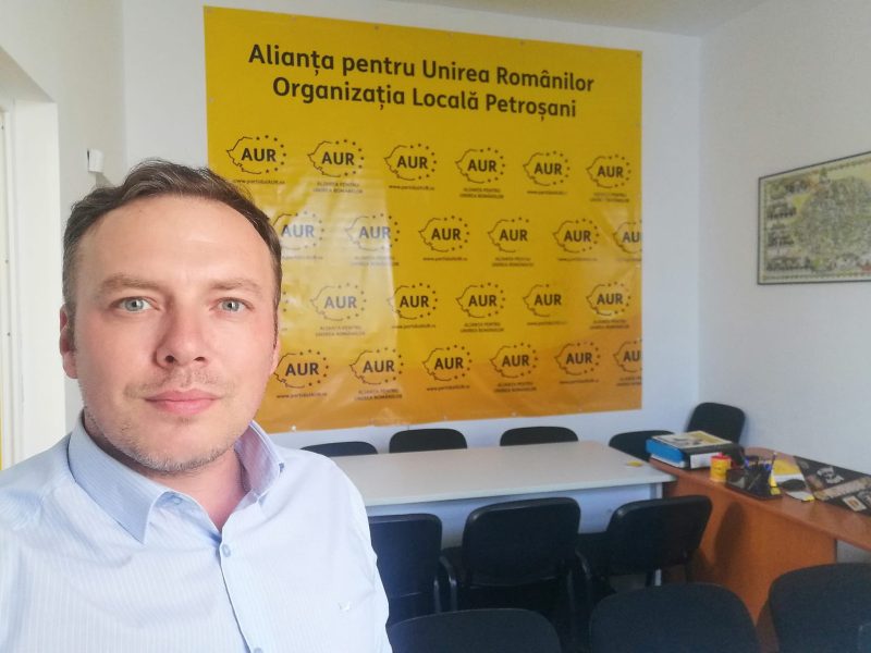 Cristian Cațan (AUR): ”Trebuie să stopăm declinul municipiului Petroșani!”