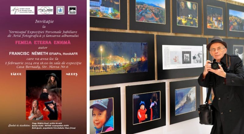 Artistul fotograf Francisc Németh surprinde cu lansarea unui nou album de artă fotografică și o expoziție-eveniment