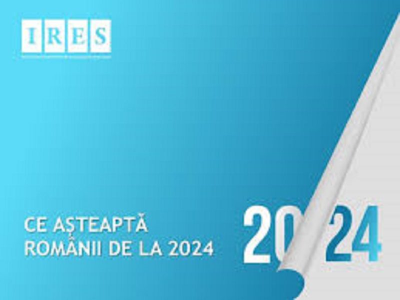 Studiu IRES privind așteptările românilor pentru anul 2024