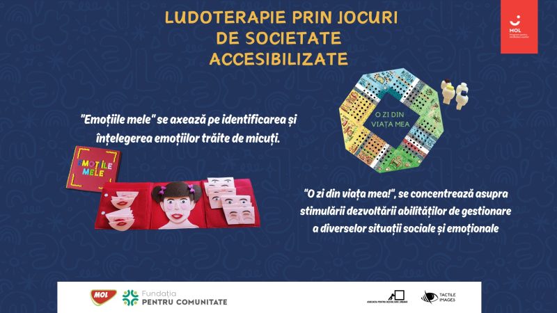 Terapiile prin jocuri de societate accesibilizate aduc toți copiii împreună