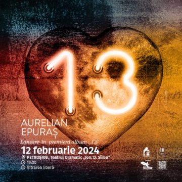 Pianistul Aurelian Epuraș lansează la Petroșani primul său album muzical: ”13”