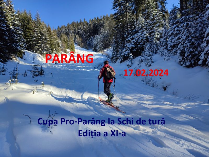 Competiție de schi de tură în Parângul Mic la ediția a XI-a a ”Cupei Pro Parâng”