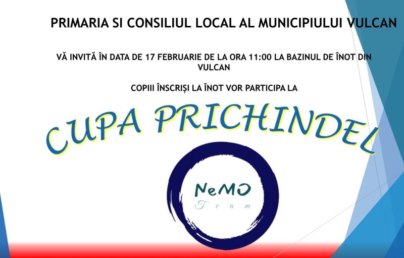 Natație, educație, motivație la ”Cupa Prichindel” la înot de la Vulcan