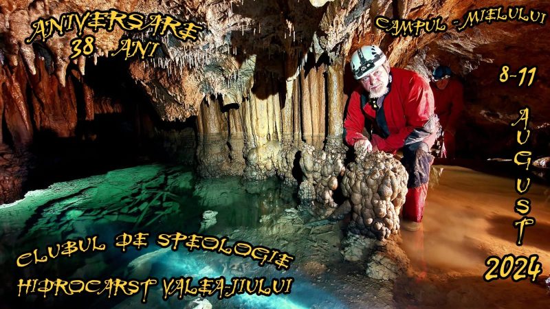 Clubul de speologie Hidrocarst Valea Jiului aniversează 38 de ani de activitate