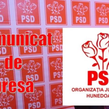 Organizația județeană PSD Hunedoara ia poziție față de acțiunile AUR
