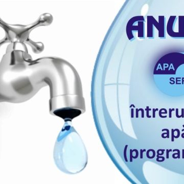 Restricții de apă joi, 22 ianuarie 2026, la Petroșani