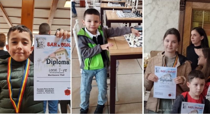 Micii șahiști din Valea Jiului confirmă din nou într-un turneu național