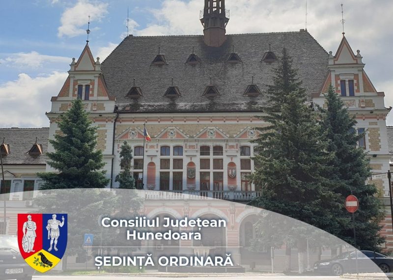 Consiliul județean Hunedoara / Anunț convocator ședința CJH din 27 februarie 2024