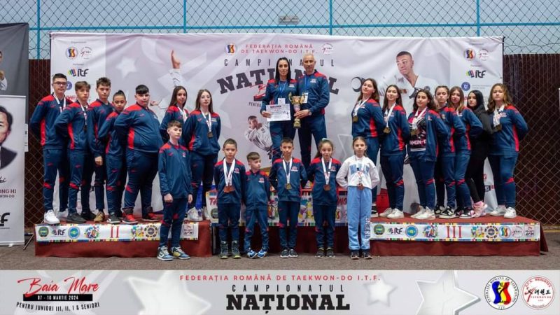 ”Panterele negre” din Valea Jiului au cucerit 26 de medalii la Campionatul Național de Taekwoon-Do