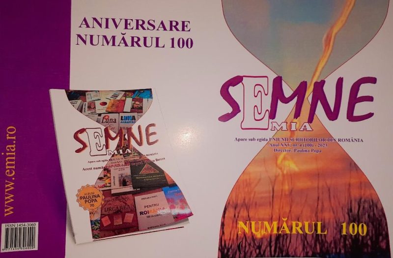 Un sfert de secol sub 100 de ”Semne” culturale dăruite din inimă de Paulina Popa