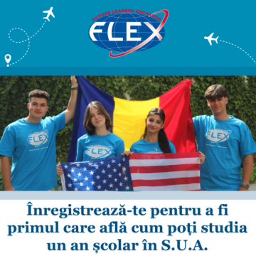 American Councils for International Education anunță deschiderea sesiunii de preînscriere pentru bursele Future Leaders Exchange Program (FLEX) 2025-2026