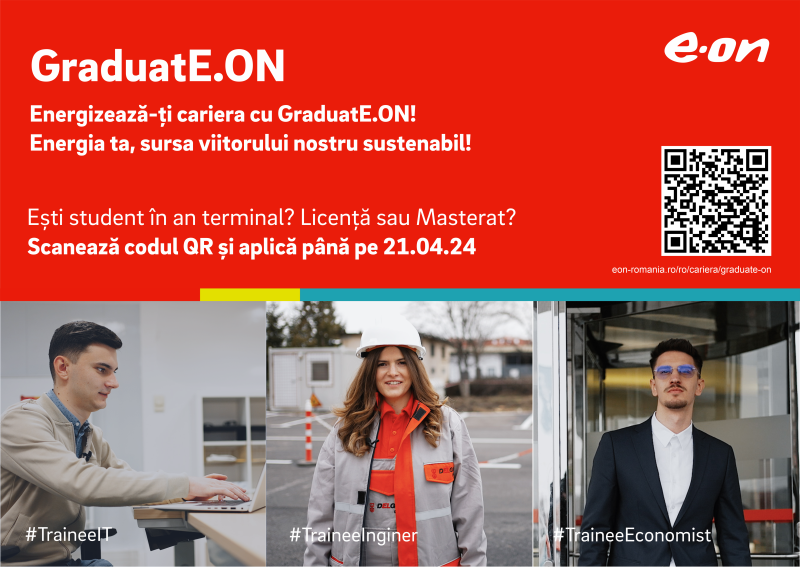 Începe înscrierile pentru a XVIII-a ediție a Gradu-atE.ON, cu stagii de pregătire pentru studenți