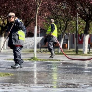 Acțiuni de curățenie și igienizare pe domeniul public al municipiului Petroșani