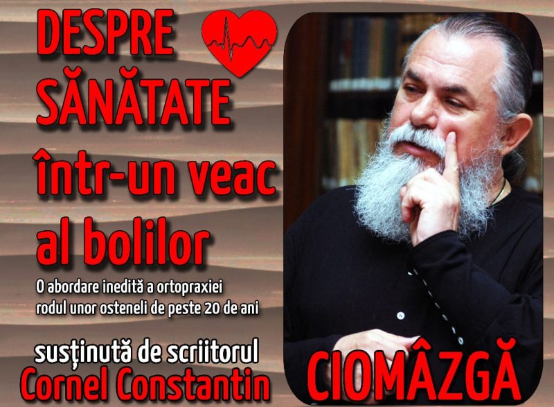 ”Despre sănătate într-un veac al bolilor”, o prelegere susțintuă de scriitorul Constantin Ciomâzgă la Petroșani