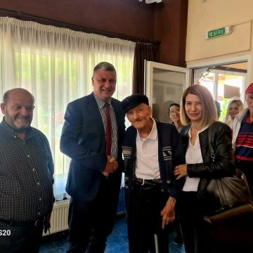 Centenarul veteranului de război Tudor Gheorghe din municipiul Lupeni
