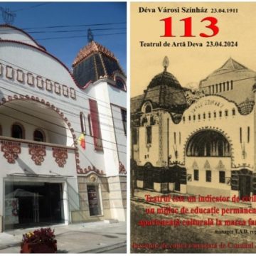 Teatrul de Artă din Deva sărbătorește 113 de ani de la prima reprezentație de artă teatrală