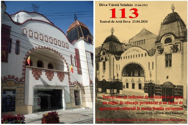 Teatrul de Artă din Deva sărbătorește 113 de ani de la prima reprezentație de artă teatrală