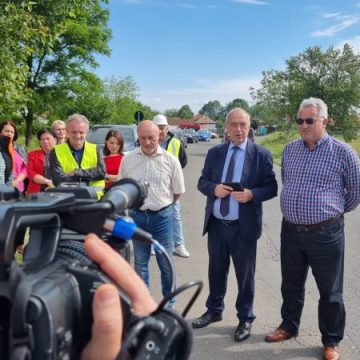 A început modernizarea DJ 705A pe sectorul Orăștie – Costești