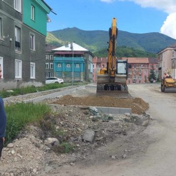 Lucrări ample de infrastructură în cel mai mare cartier al municipiului Lupeni
