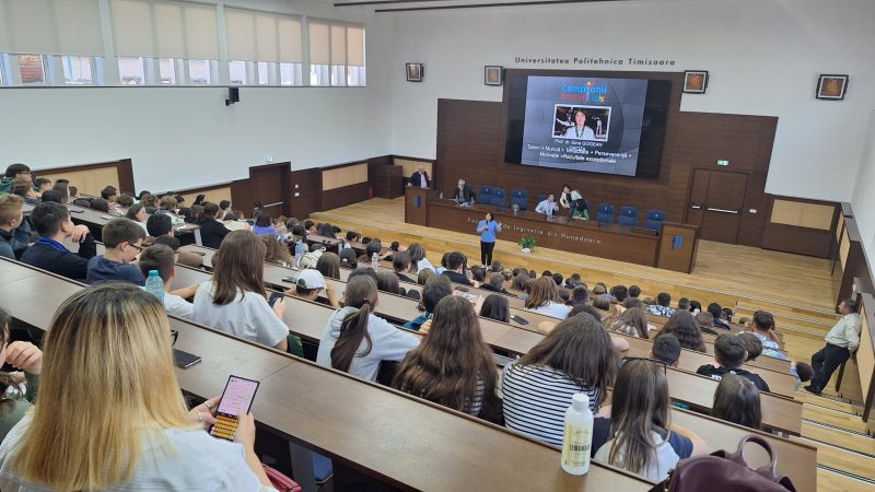 Remarcabila gimnastă Gina Gogean, invitat de onoare în proiectul „Campionii României – în școală, liceu, și universitate”
