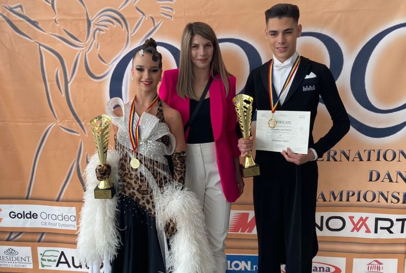Dansatorii sportivi de la CSM Deva, locul I la ORRO International Dance Championship