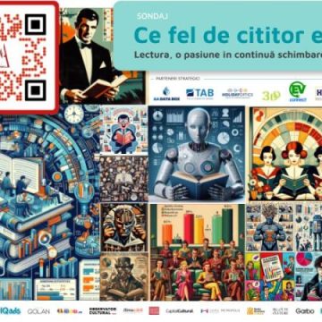 Sondajul „Ce fel de cititor ești?” cercetează modul în care oamenii interacționează cu cărțile și tehnologia în lumea modernă