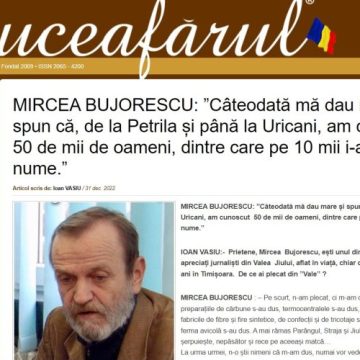 Mircea Bujorescu: ”Democrația îți oferă o anume libertate, libertatea de a nu fi liber. Iar presa a căpătat atâta libertate încât, la un moment dat, n-a mai știut ce să facă cu ea!”