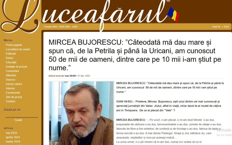 Mircea Bujorescu: ”Democrația îți oferă o anume libertate, libertatea de a nu fi liber. Iar presa a căpătat atâta libertate încât, la un moment dat, n-a mai știut ce să facă cu ea!”