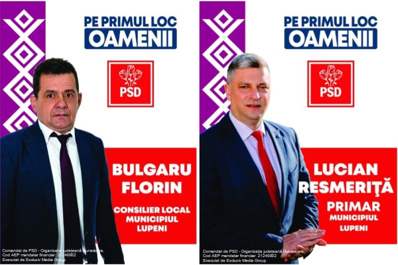 Profil de candidat pentru Consiliul local al PSD Lupeni: BULGARU FLORIN