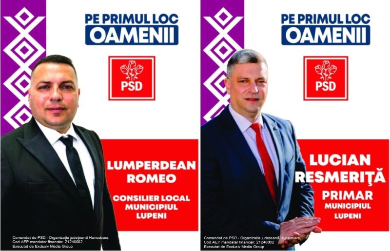 Profil de candidat pentru Consiliul local al PSD Lupeni: LUMPERDEAN ADRIAN ROMEO