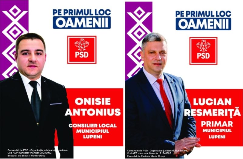 Profil de candidat pentru Consiliul local al PSD Lupeni: ONISIE ANTONIUS FLAVIUS
