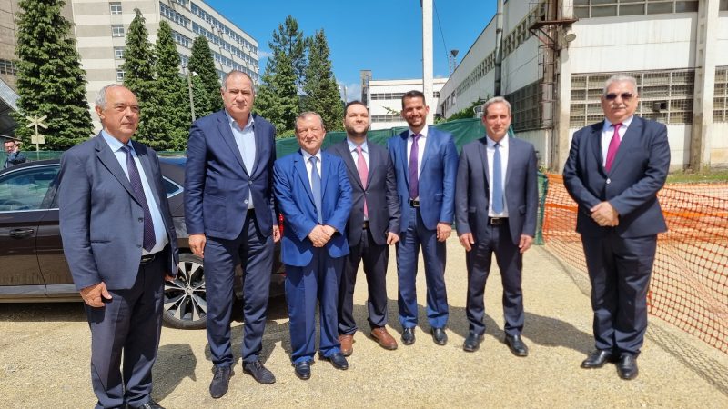 Prima turbină sosită la noua centrală de la Mintia a fost prezentată oficial
