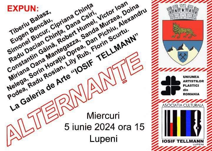 ”Alternanțe”, o nouă expoziție de artă plastică la Galeria de artă ”Iosif Tellmann” din Lupeni