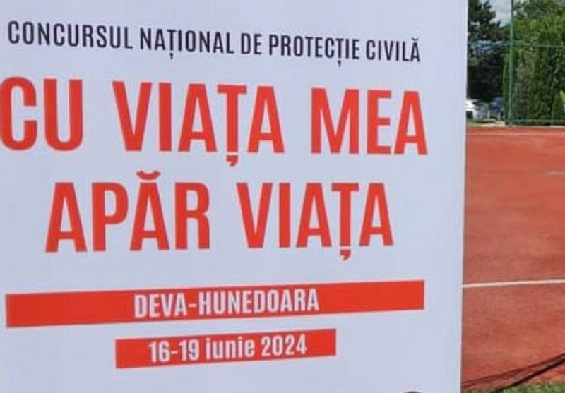 La Deva se desfășoară etapa națională a concursului „Cu viața mea apăr viața”