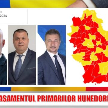 Clasamentul primarilor nou aleși din municipiile, orașele și comunele din județul Hunedoara