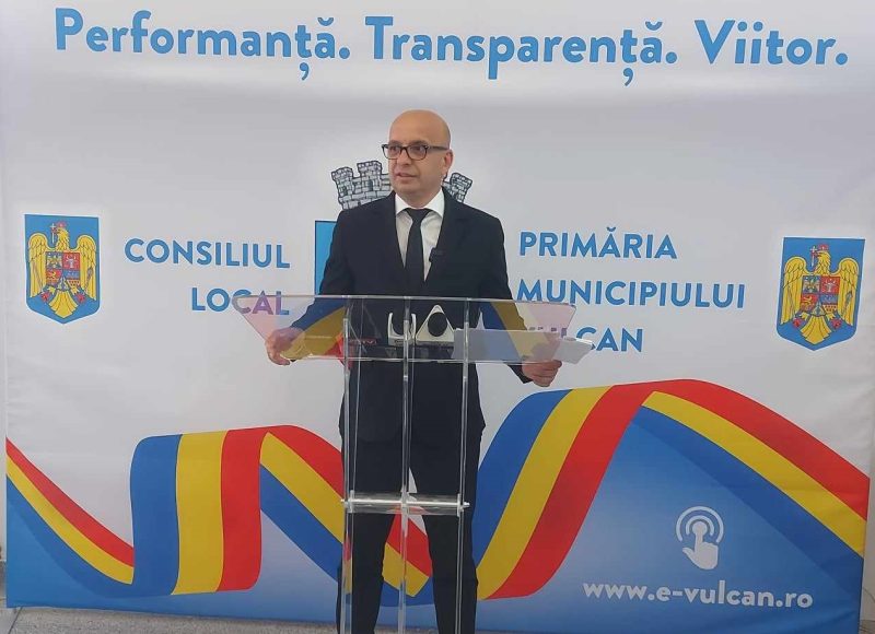 Primarul Cristian Merișanu, raport de activitate după primul mandat în fruntea municipiului Vulcan