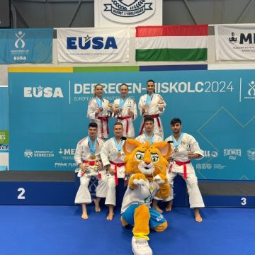 Rezultate excelente pentru sportivii români la Jocurile Europene Universitare de Karate