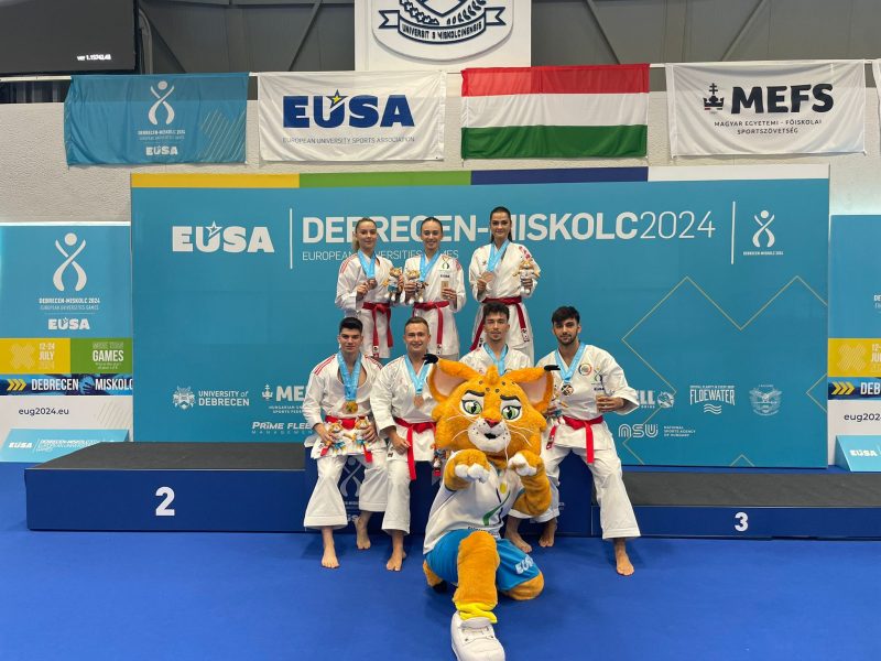 Rezultate excelente pentru sportivii români la Jocurile Europene Universitare de Karate