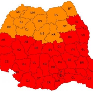 Cod ROȘU de caniculă și în județul Hunedoara, în următoarele 3 zile