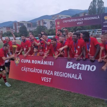 Minerul Lupeni a câștigat etapa regională Vest a trofeului „Cupa României” la fotbal