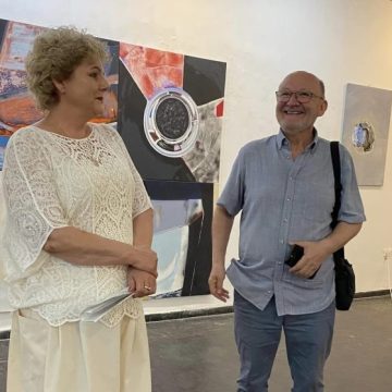 Vernisaj al pictoriței din Petroșani Lili Rub, la București, sub patronajul UAP