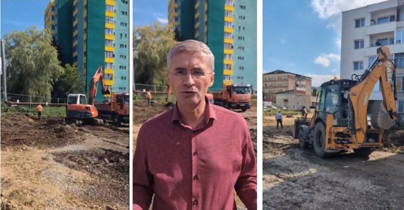 La Petroșani continuă programul de amenajare de noi locuri de parcare pentru autoturisme