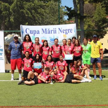 Fotbalistele de la Minerul Lupeni, pe podium la Cupa Mării Negre